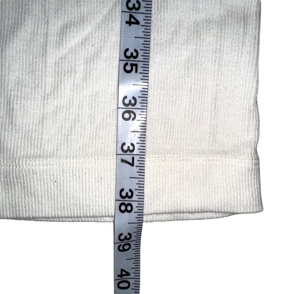 Spiritual Gangster Slim Sleeve Ribbed Open Front Long Cardigan XS - Picture 8 of 8